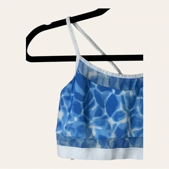 VICTORIA SPORT WATER MESH SPORTS BRA NO PADDING SPAGHETTI STRAPS SIZE‎ M - Picture 4 of 9